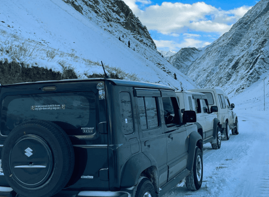 The Spiti winter trek with 4x4